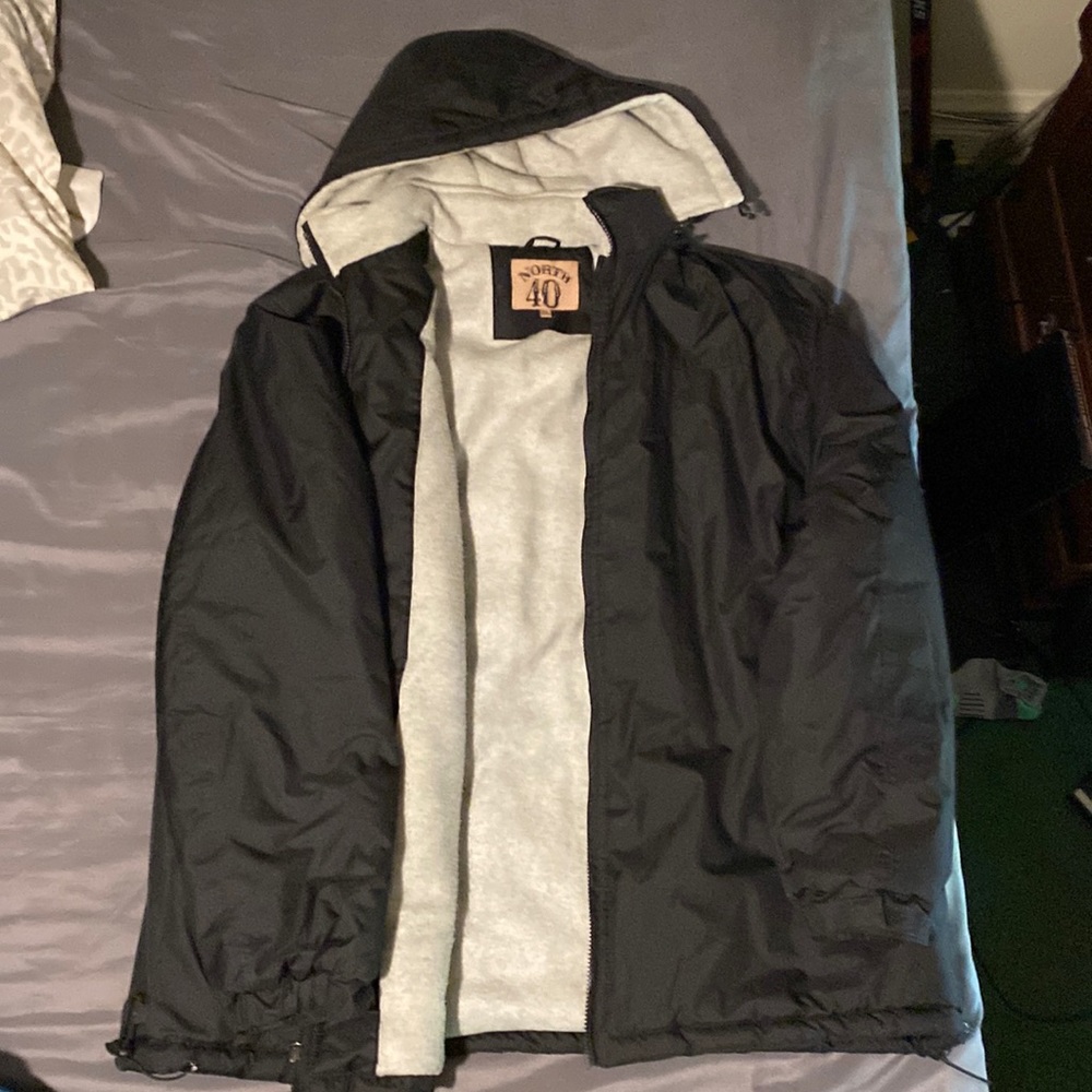 Black North 40 Puffer Coat